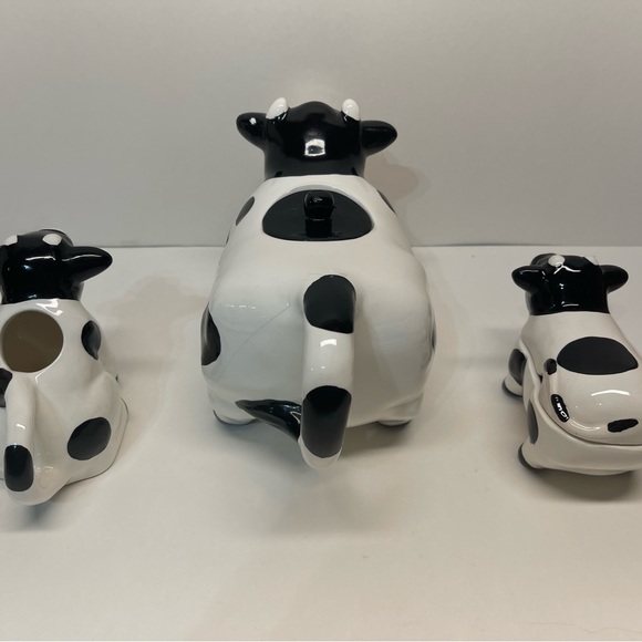 VTG. CARDIA MILK COW TEA/COFFEE SUGAR, CREAMER SET - Picture 4 of 16